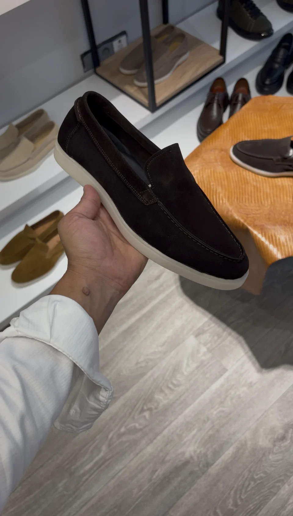 Mocassins GAV 410 en Daim – Marron
