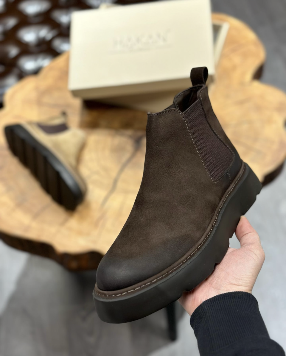 Edge Chelsea Boots Brown